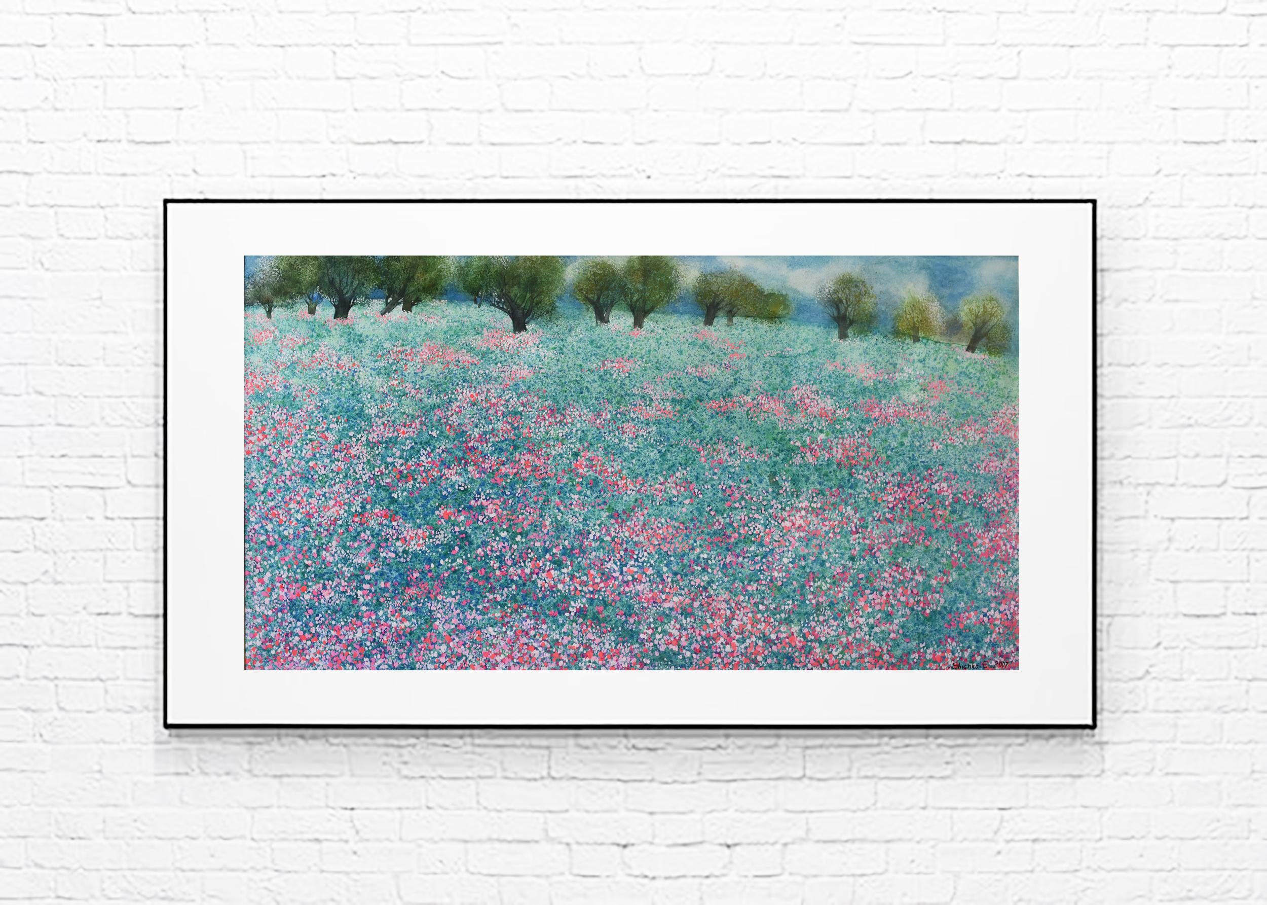 Junio - Landscape Painting Gris de Elena Shichko