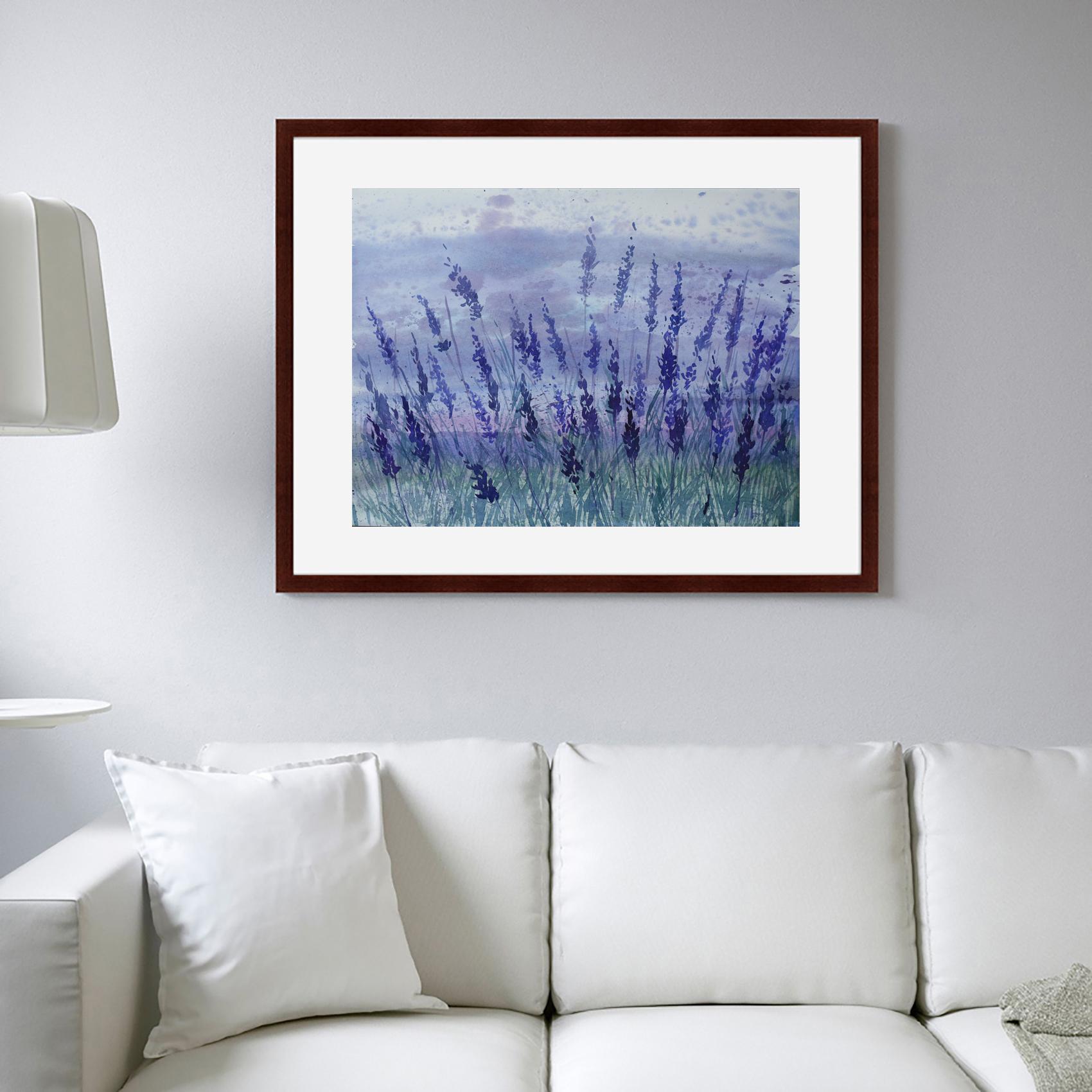 Lavender - Painting by Elena Shichko
