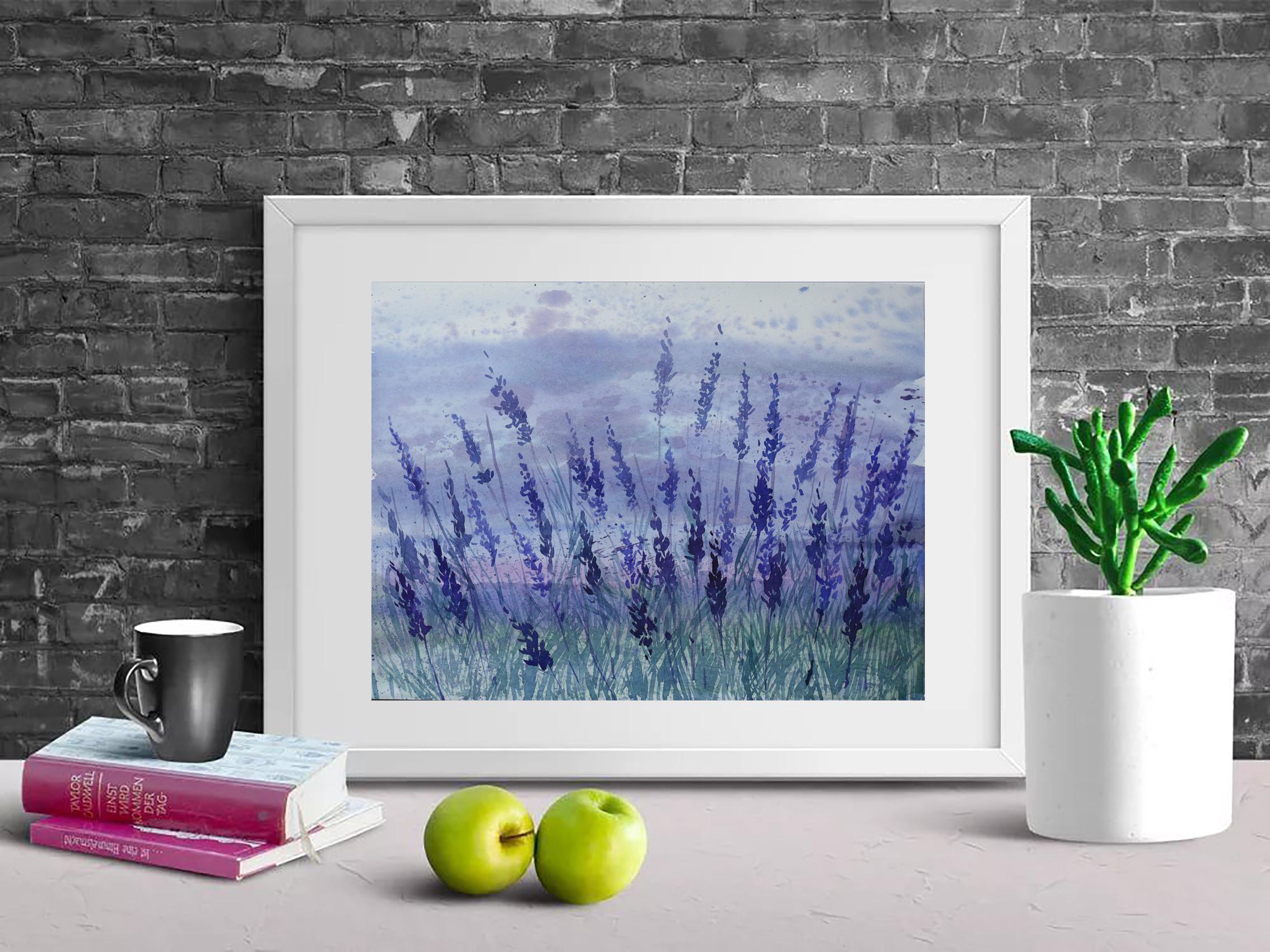 Lavender - Impressionist Painting by Elena Shichko