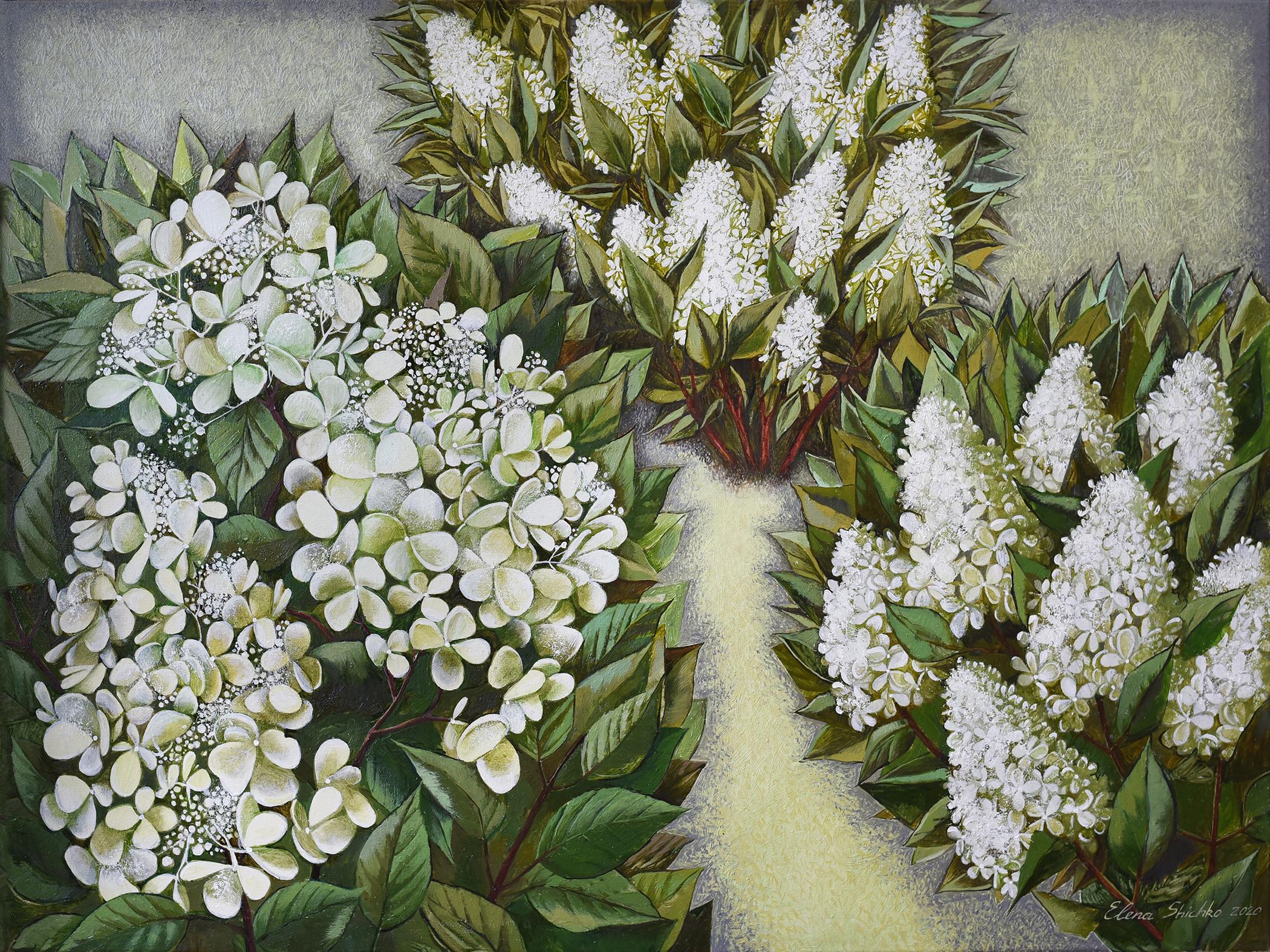 Elena Shichko Interior Painting - My Beautiful Garden