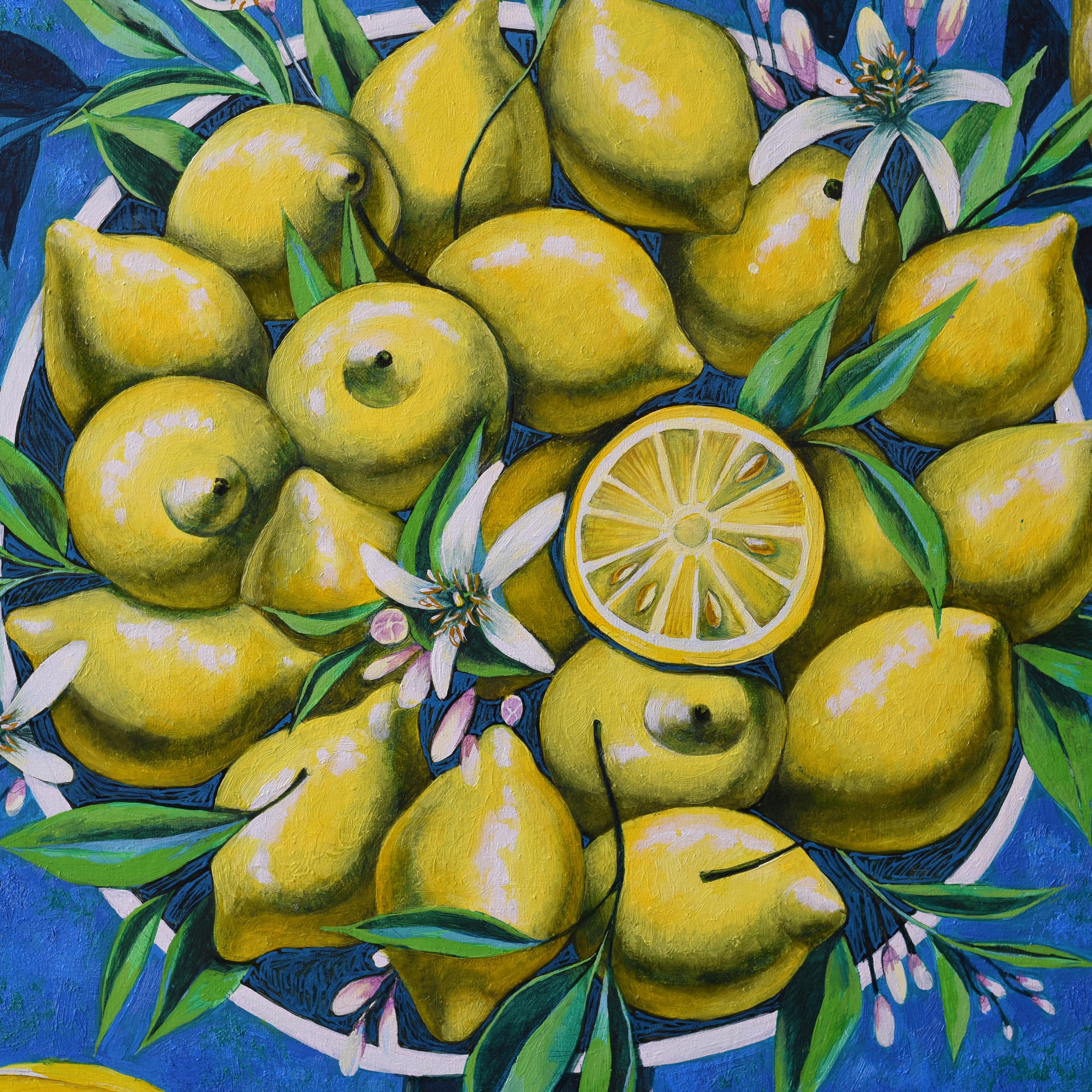 Paradiso vita o paradiso perduto? - Painting Estetismo di Elena Shichko