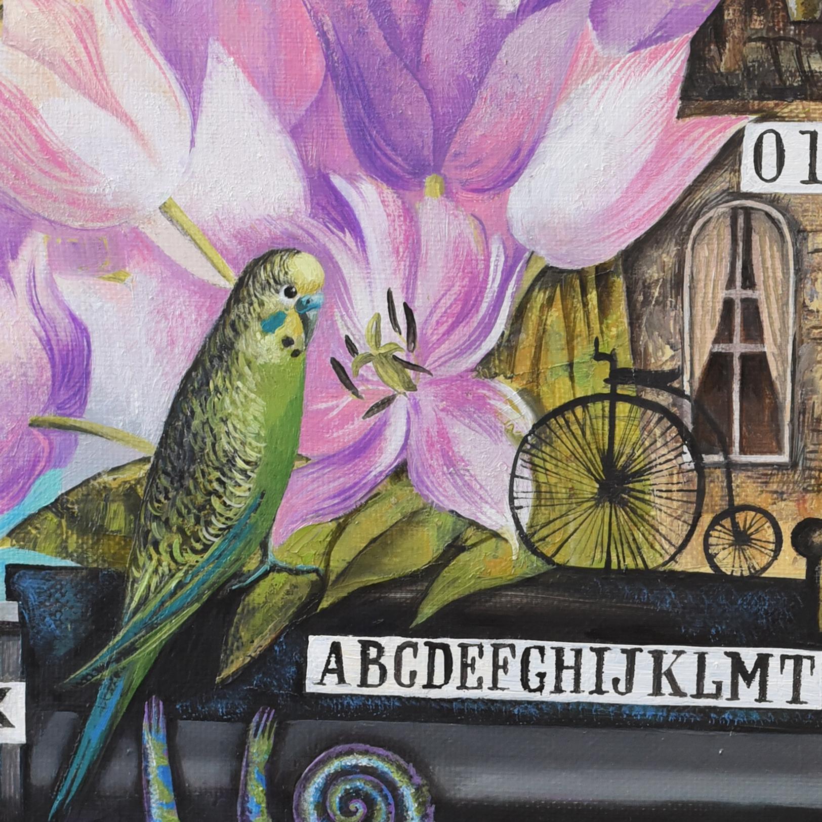 The Birth of story - Painting by Elena Shichko