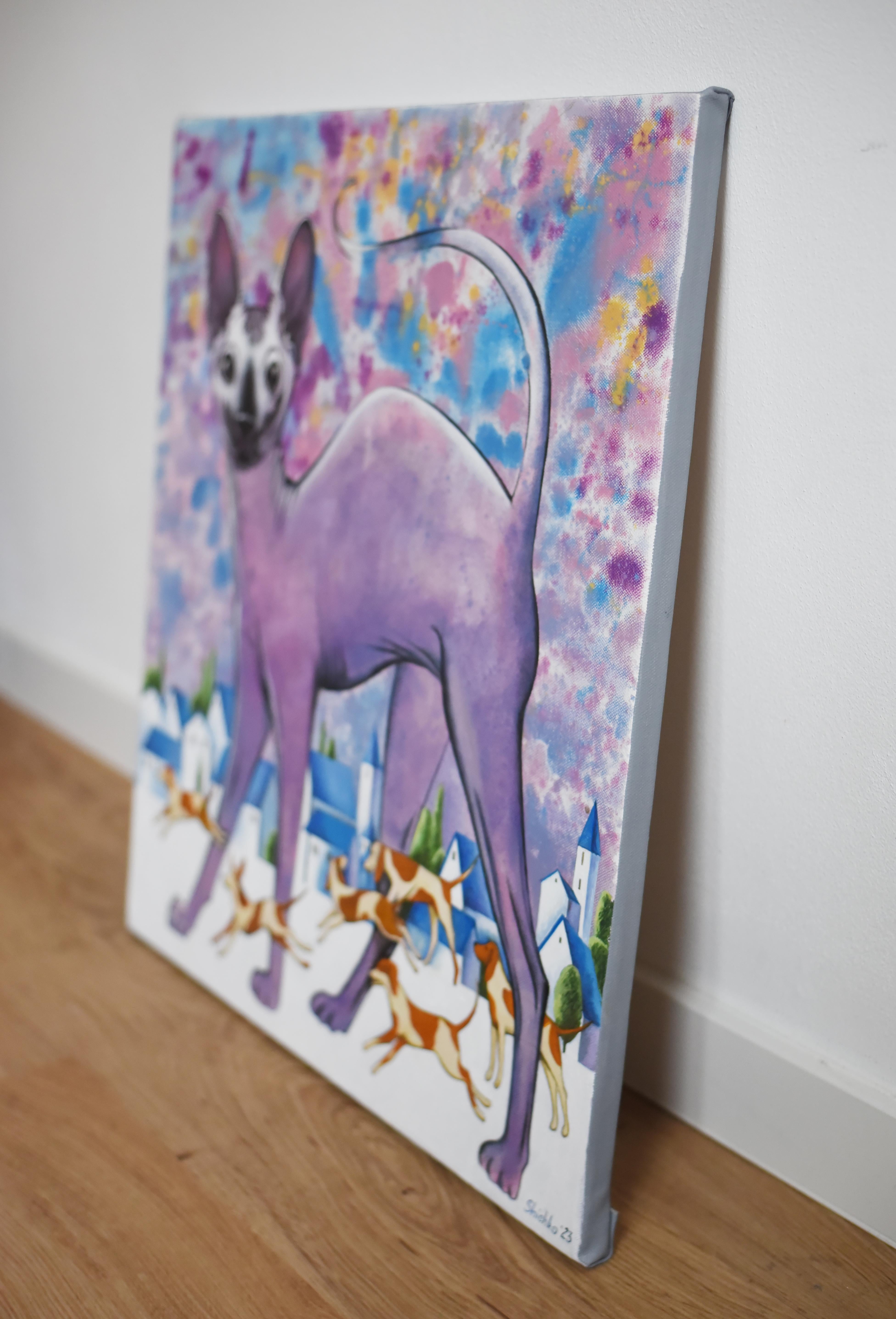 Quiénes son los gatos - Painting de Elena Shichko