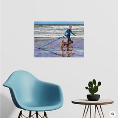 After surf, Painting, Oil on Canvas