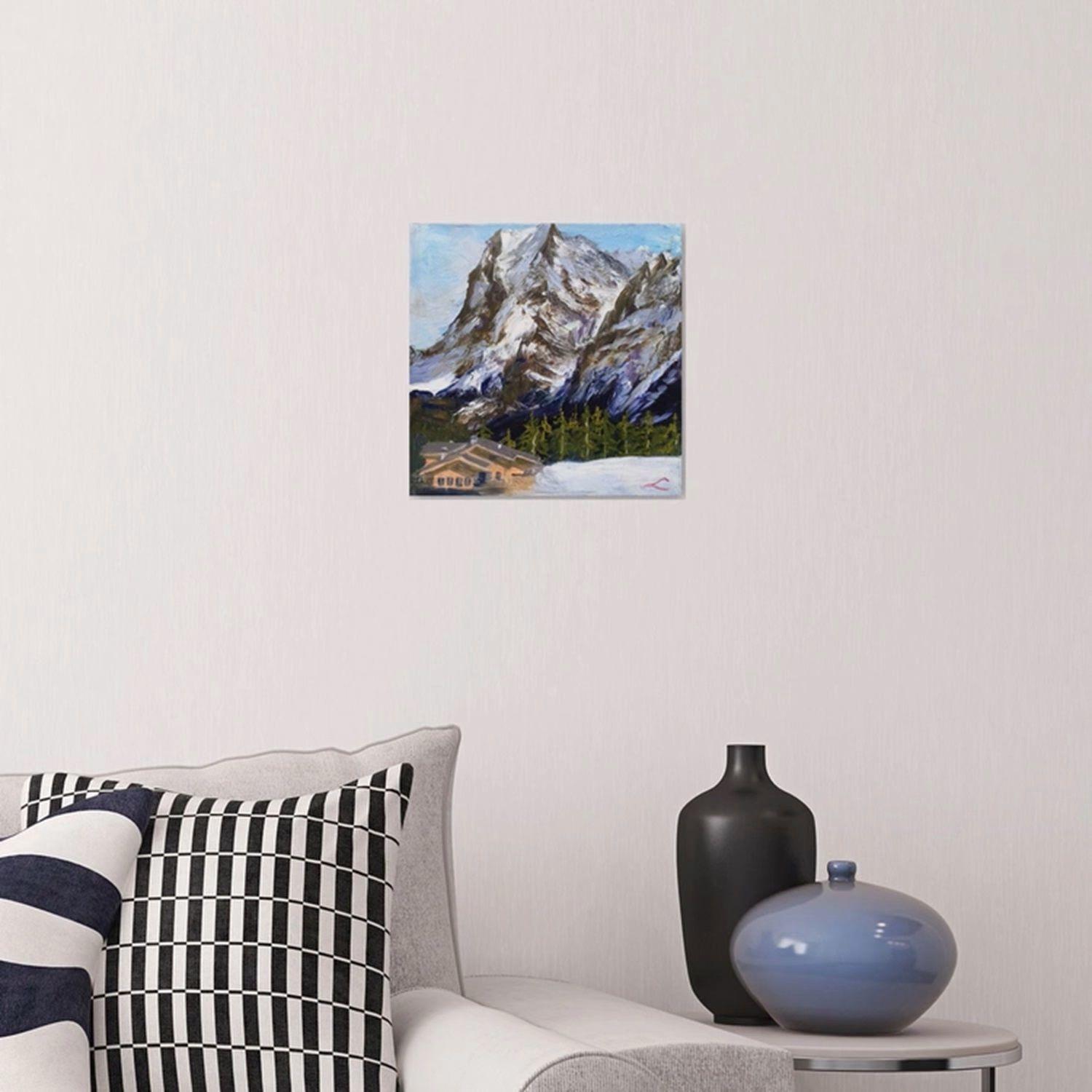 Brandegg, Gemälde, Öl auf Leinwand im Angebot 2