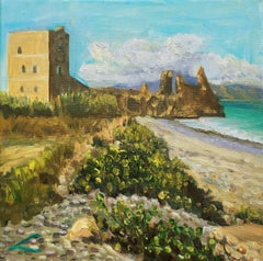 Castelo, Pintura, Óleo sobre lienzo