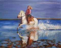 Equestrienne 2, Painting, Oil on Canvas
