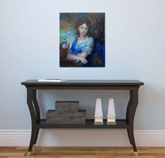Female portrait 3, Painting, Oil on Canvas