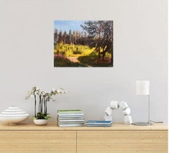 Forest Road 2, Gemälde, Öl auf Leinwand