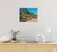 Carretera forestal 4, Pintura, Óleo sobre lienzo