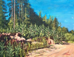 Forest road 4, Painting, Oil on Canvas