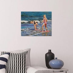 Ir a surfear 2, Pintura, Óleo sobre lienzo
