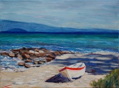 Kassandra boat, Painting, Oil on Canvas