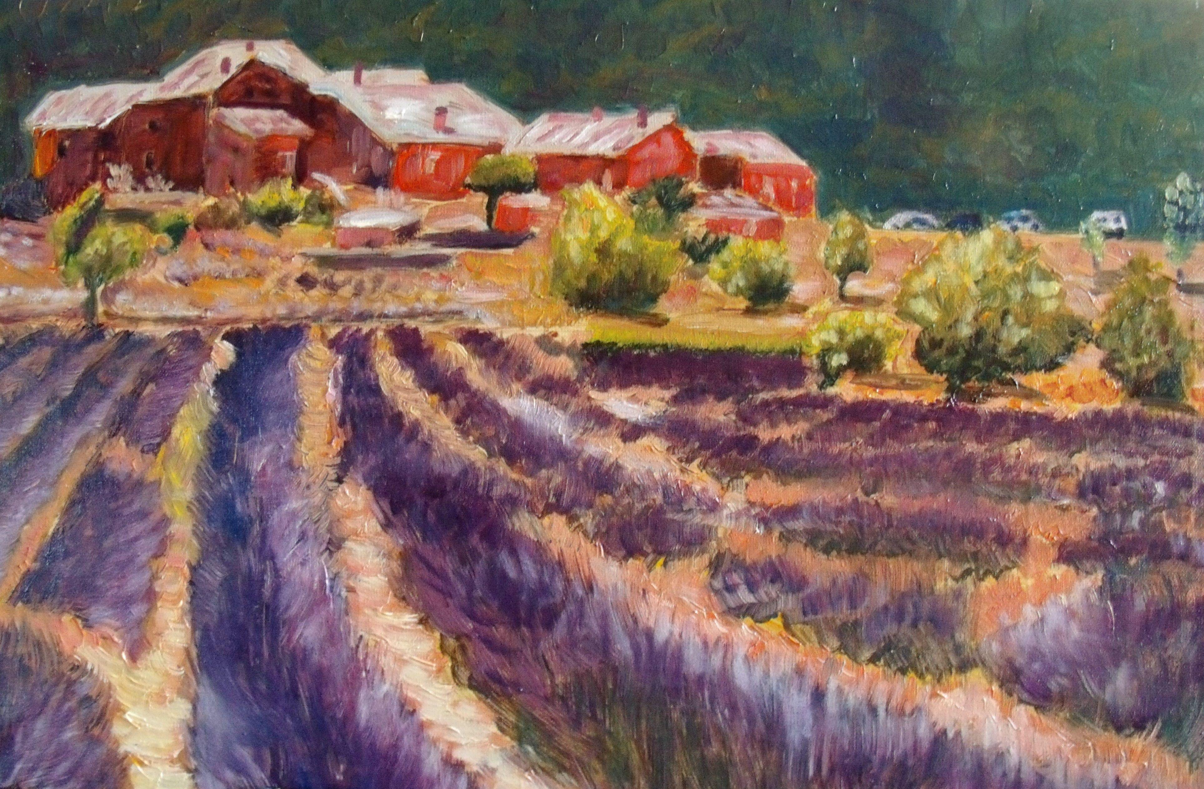Lavenda flavor, Painting, Oil on Canvas