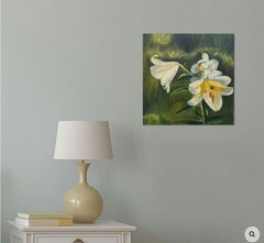 Lilies, Painting, Oil on Canvas