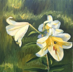 Lilies, Painting, Oil on Canvas