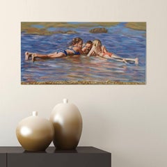 Low tide, Painting, Oil on Canvas