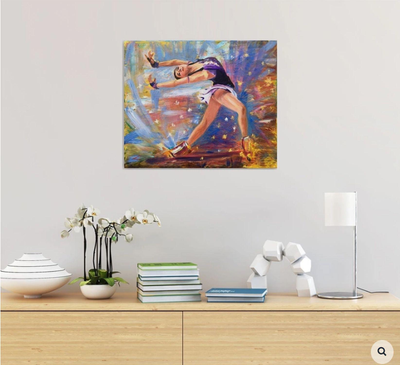 Magic ice 2, Gemälde, Öl auf Leinwand (Impressionismus), Painting, von Elena Sokolova