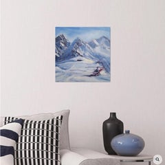 Mannlichen, Gemälde, Öl auf Leinwand