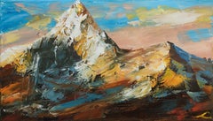 Mountains, Painting, Oil on Canvas