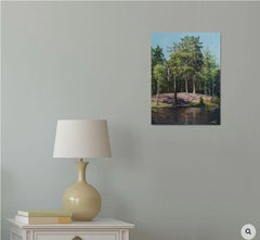 Lago del pastore 5, Pittura, Olio su tela