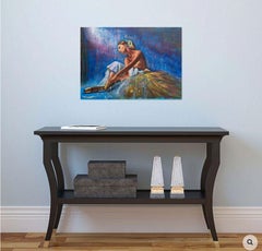 Pause 3, Painting, Oil on Canvas