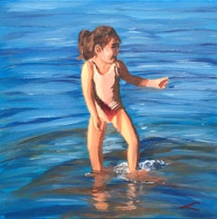 Momento di gioco, Pittura, Olio su tela