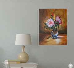 Roses, Painting, Oil on Canvas