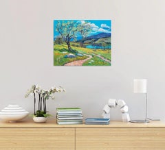 Serene landscape, Painting, Oil on Canvas