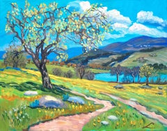 Serene landscape, Painting, Oil on Canvas