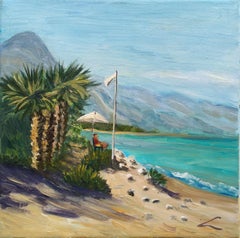 Sicilian beach, Painting, Oil on Canvas