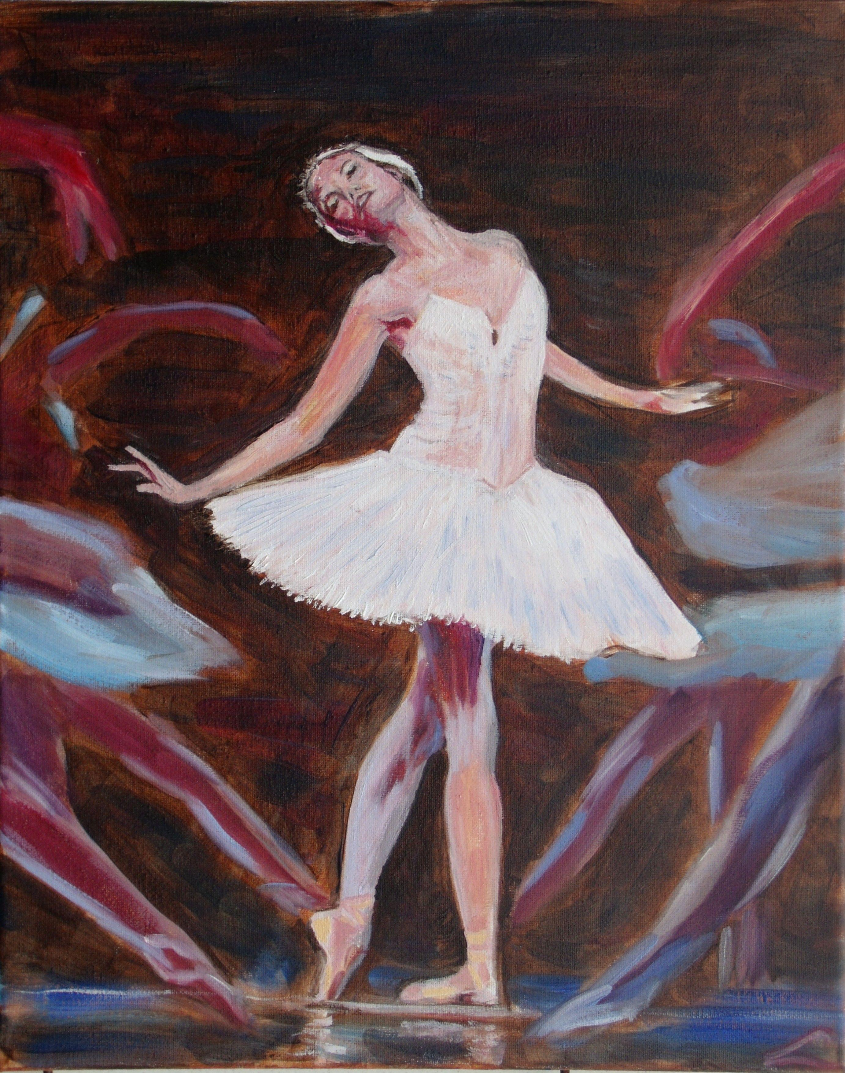 Solo, Pintura, Óleo sobre lienzo - Painting de Elena Sokolova