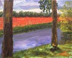 Spring in Holland 2024, Painting, Oil on Canvas