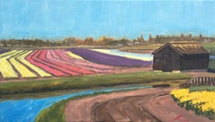 Spring in Holland 4, Painting, Oil on Canvas