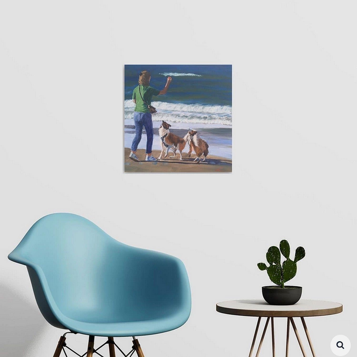 Start, Gemälde, Öl auf Leinwand (Impressionismus), Painting, von Elena Sokolova