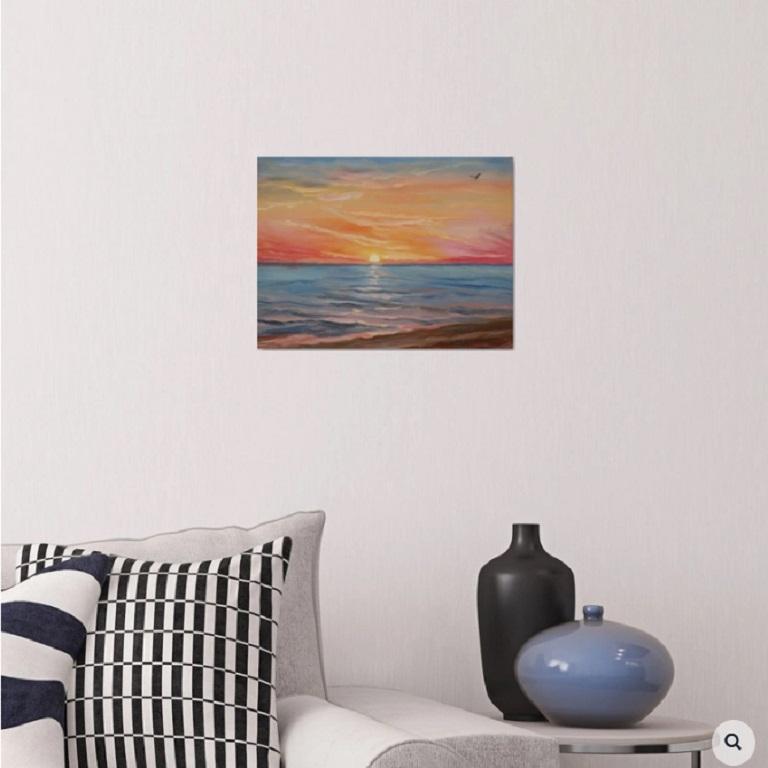impressionism painting sunset