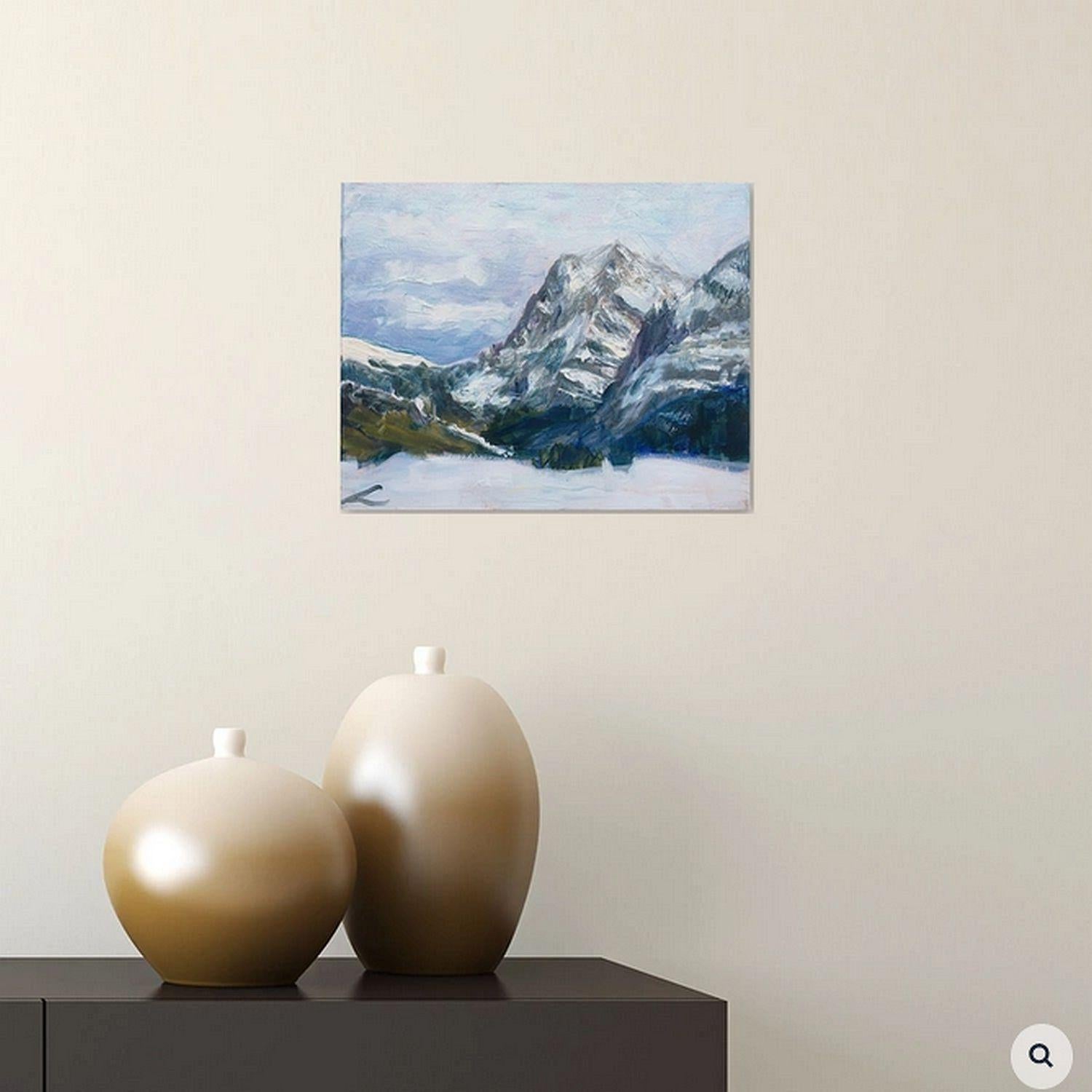 Die letzten Tage des Winters, Gemälde, Öl auf Leinwand (Impressionismus), Painting, von Elena Sokolova