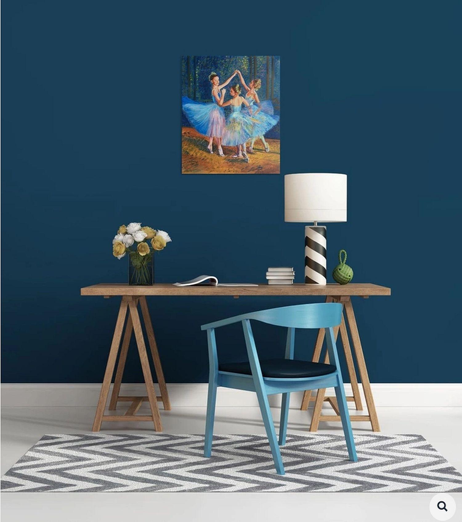 The Three Graces, Painting, Oil on Canvas For Sale 2