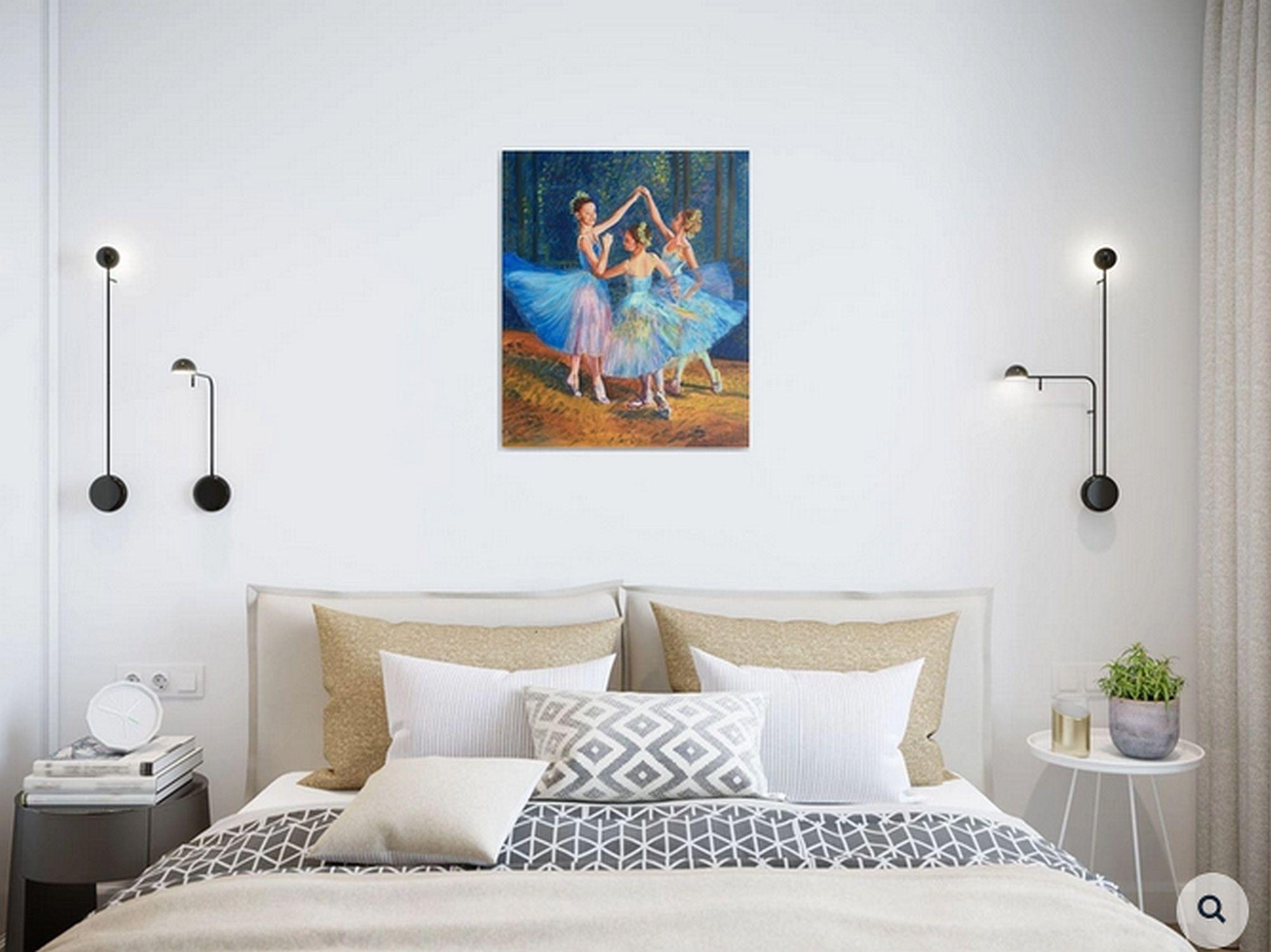 The Three Graces, Gemälde, Öl auf Leinwand im Angebot 1