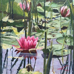 Waterlilies 7, Painting, Oil on Canvas