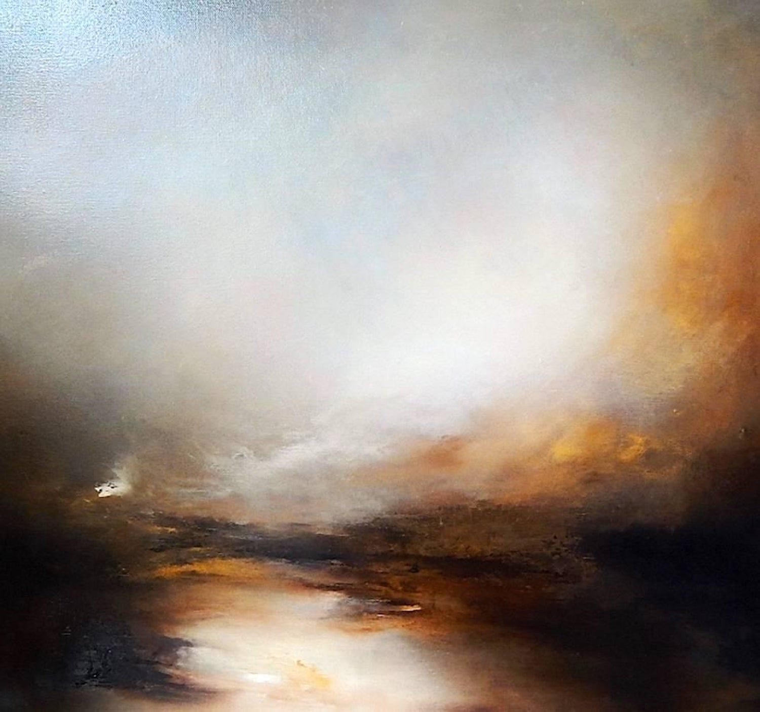 Elena Toplis The Journey Of My Heart Abstract Landscape Painting