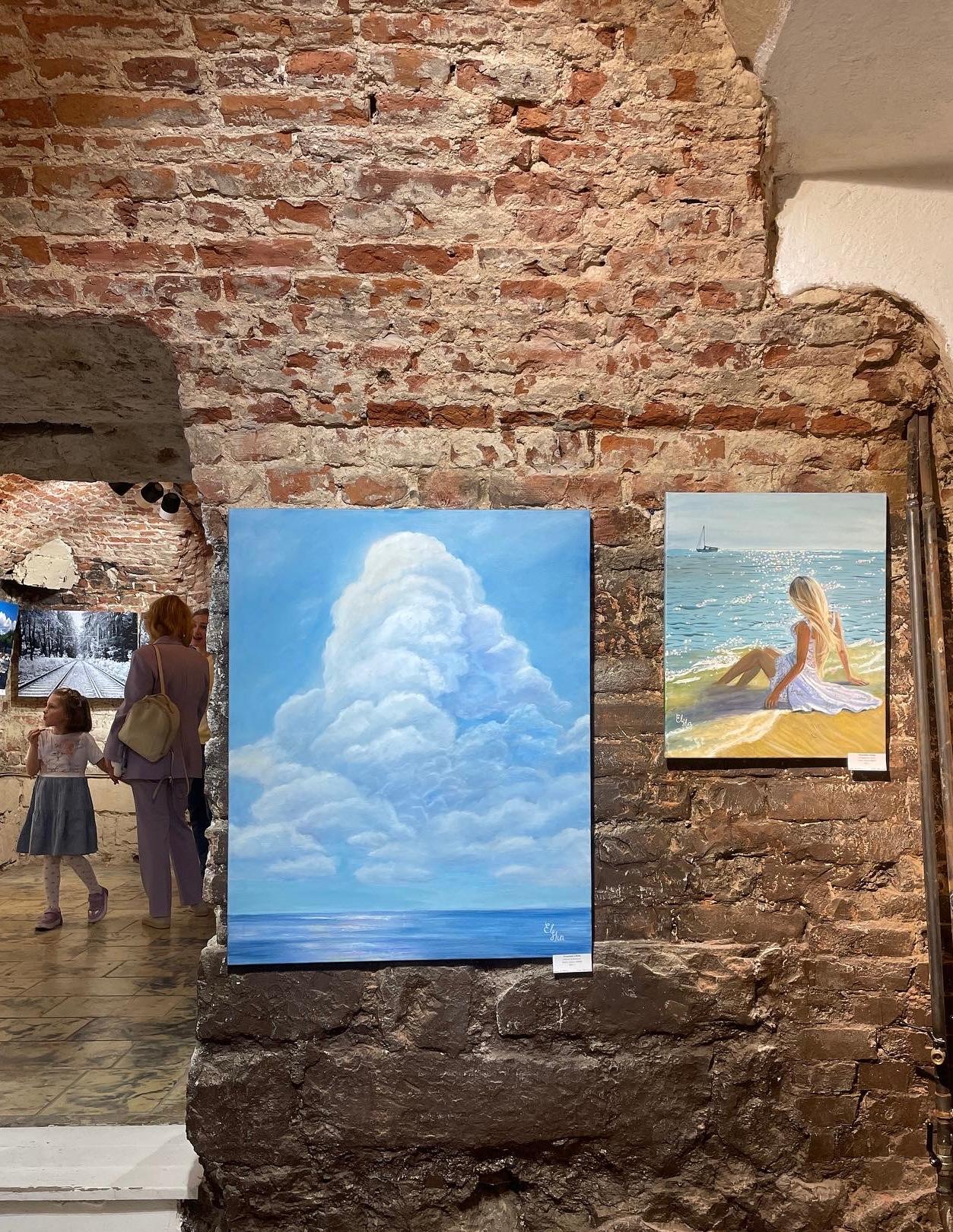 Sueños en las nubes - Painting de Elena Ushanova
