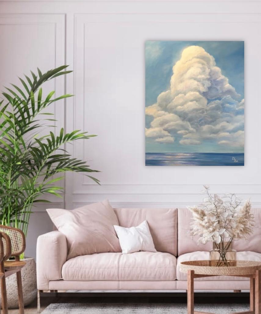 Sueños en las nubes - Painting Movimiento estético de Elena Ushanova