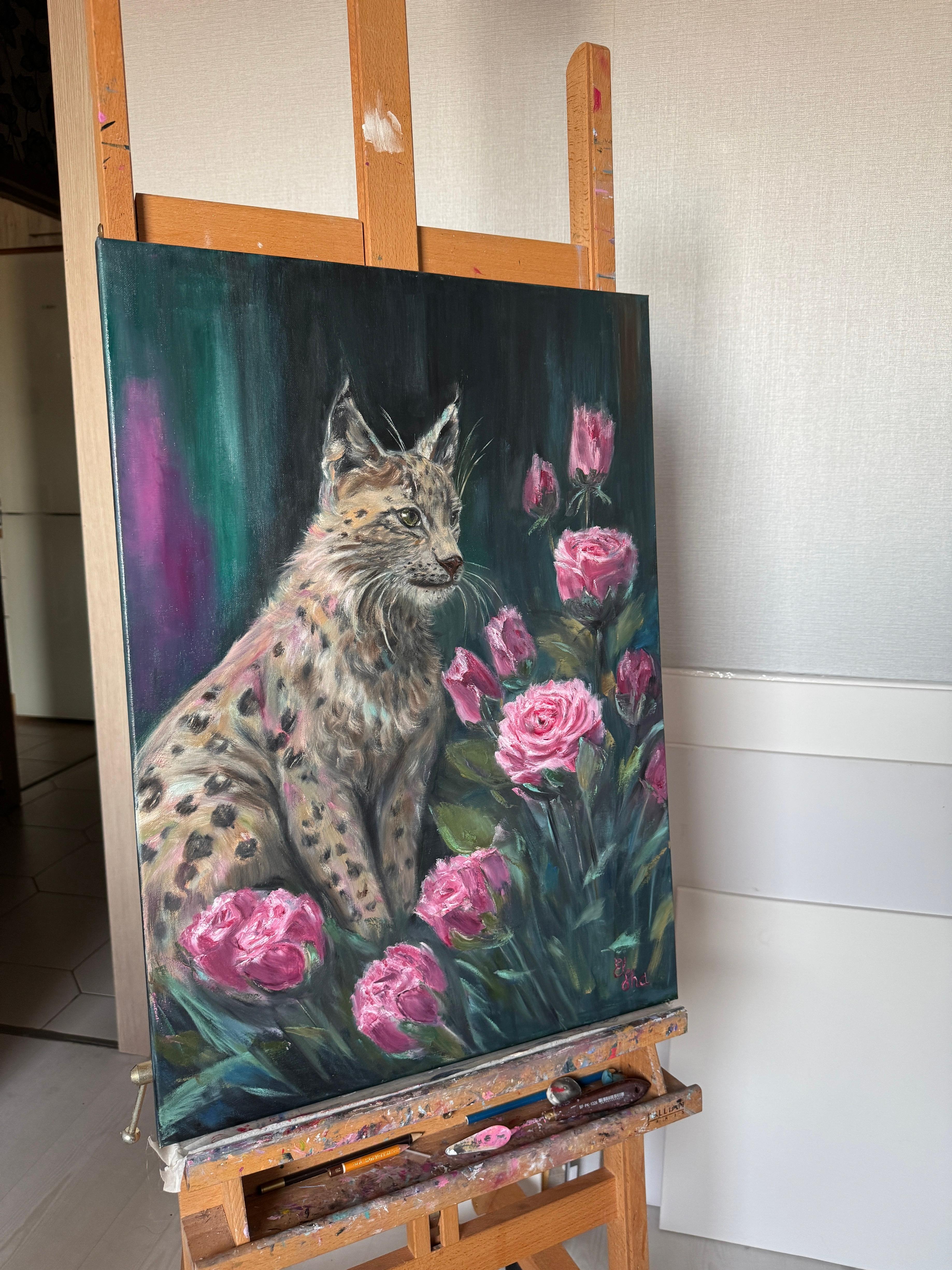 Luchs im Rosengarten im Angebot 5