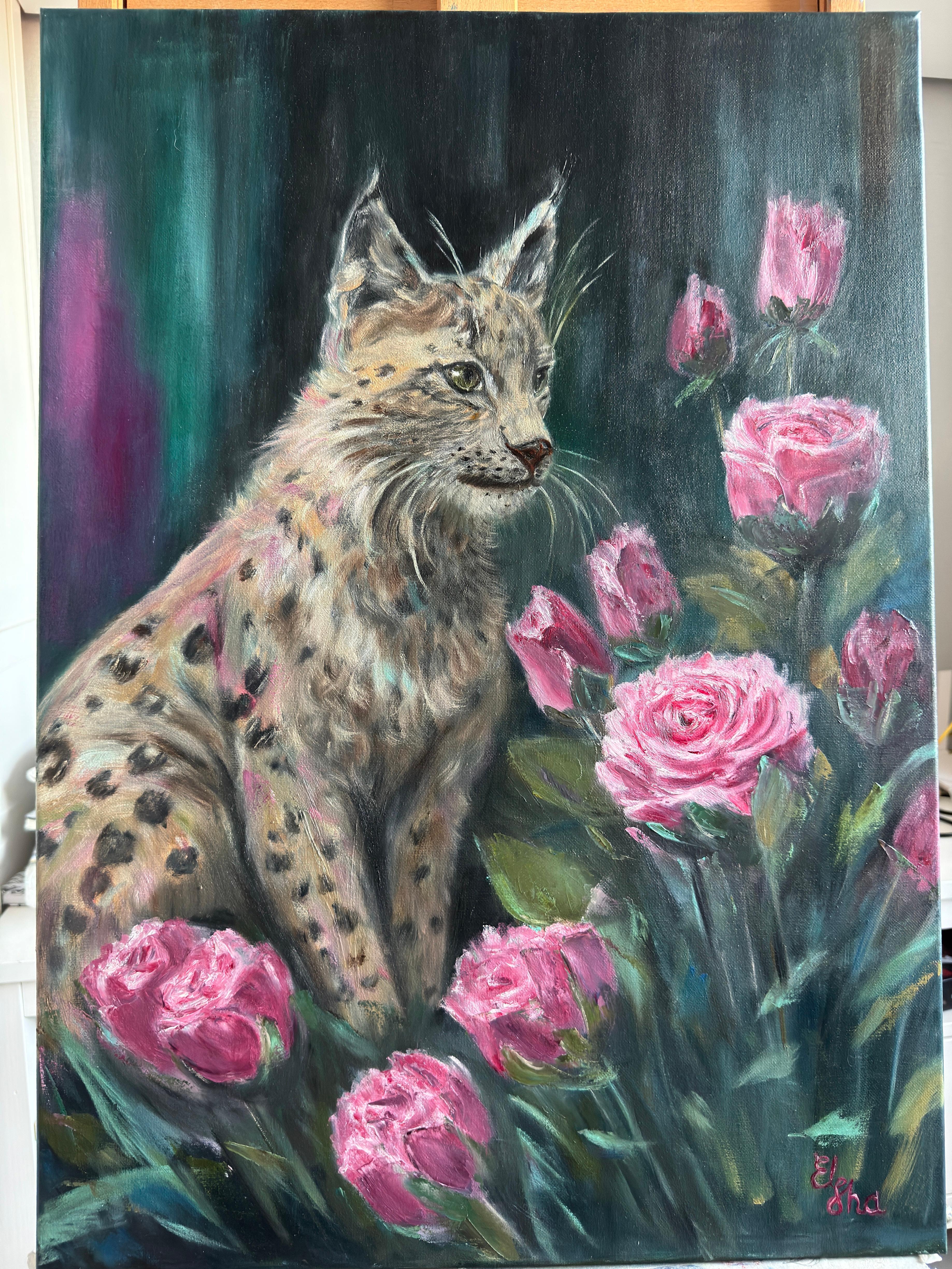 Luchs im Rosengarten im Angebot 6