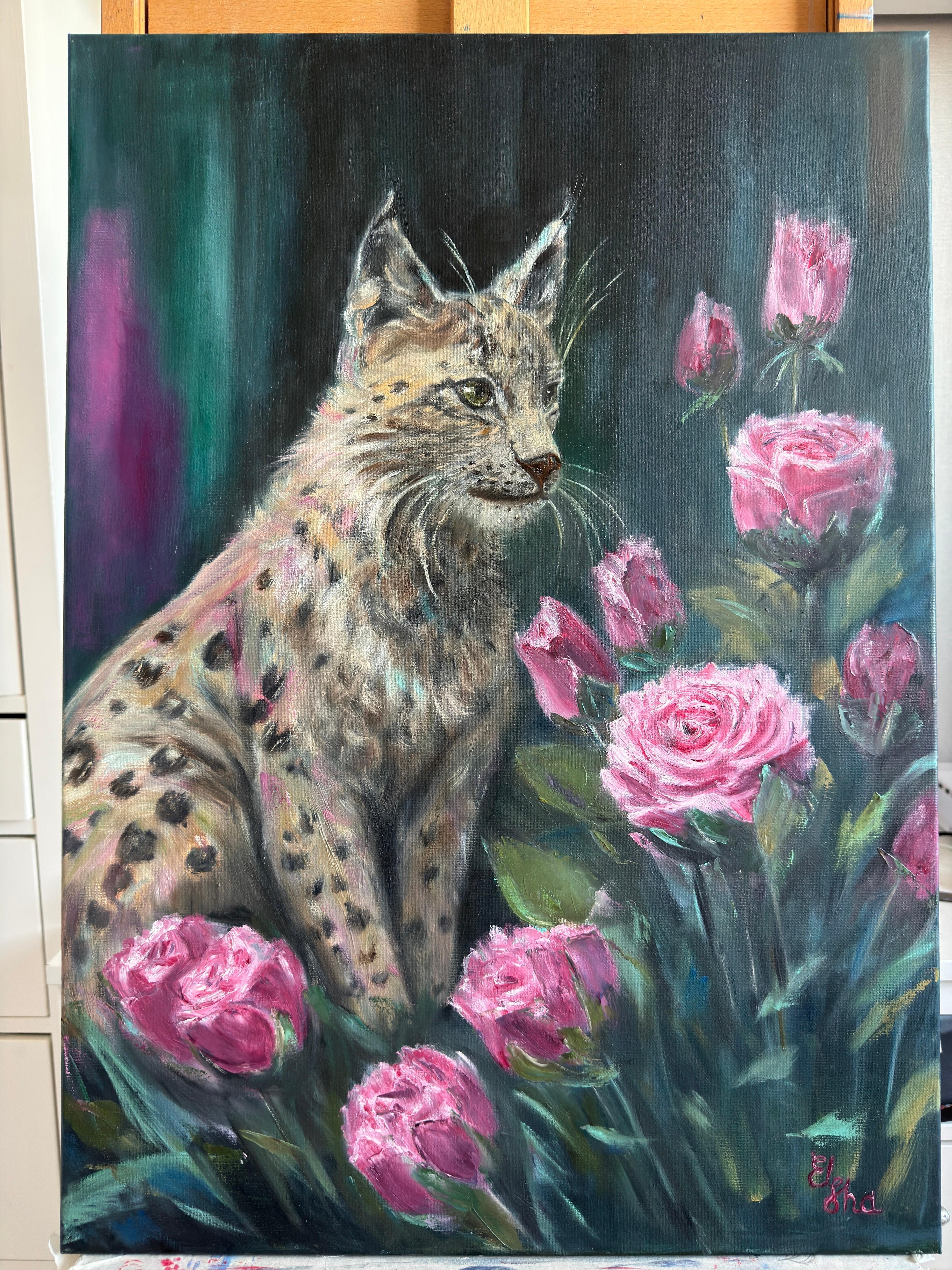 Luchs im Rosengarten im Angebot 1