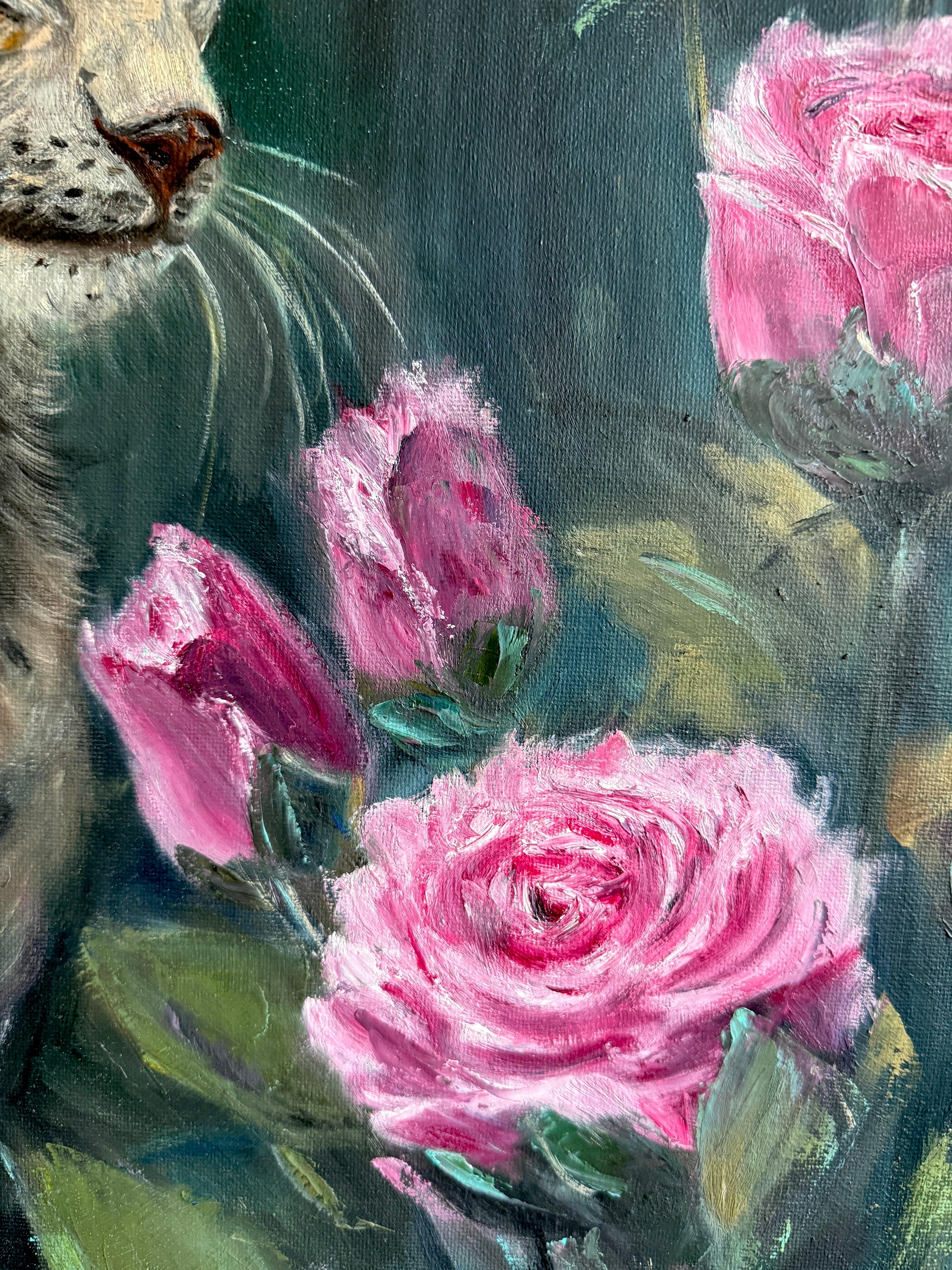 Luchs im Rosengarten im Angebot 2