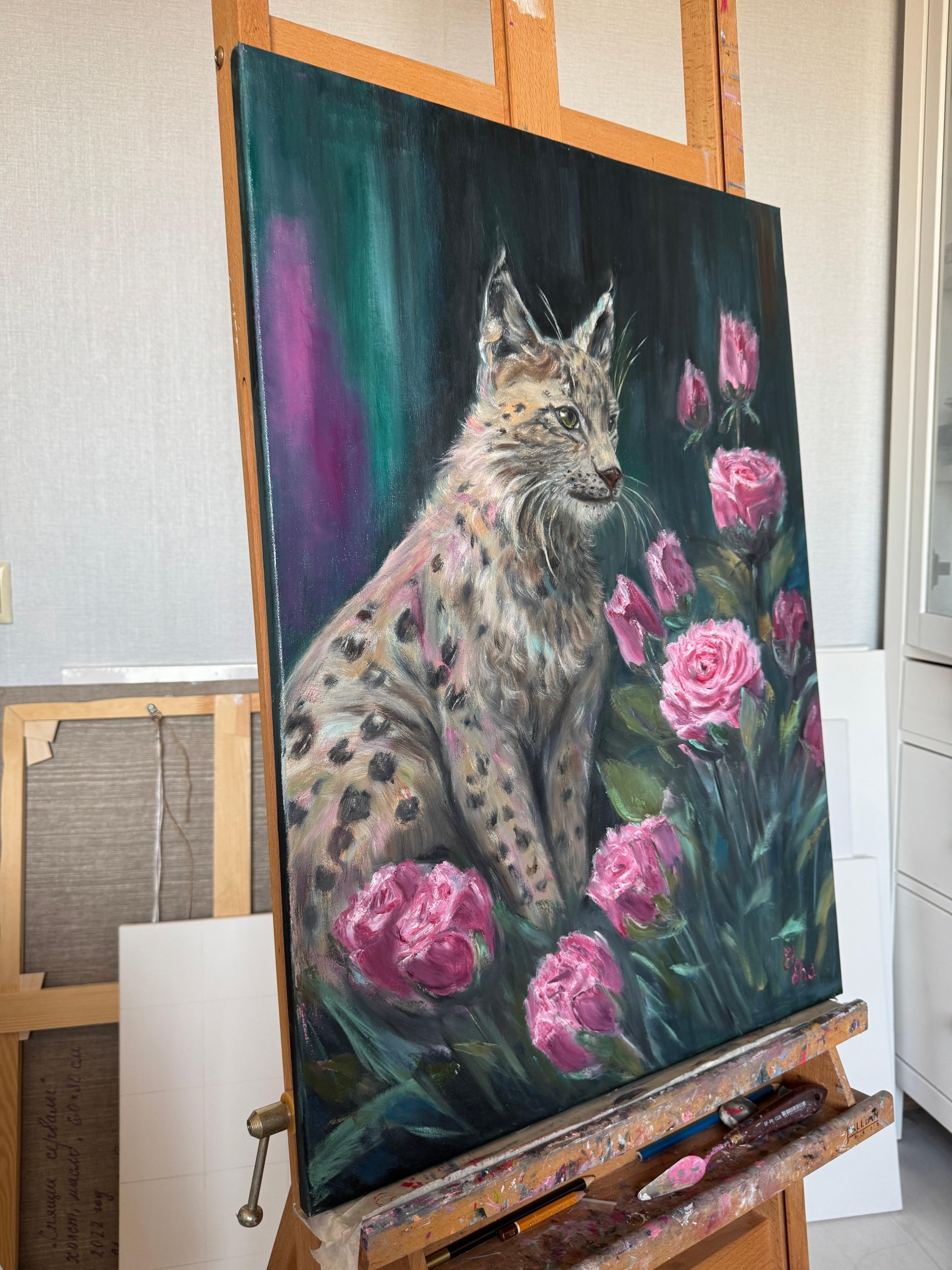 Luchs im Rosengarten im Angebot 3