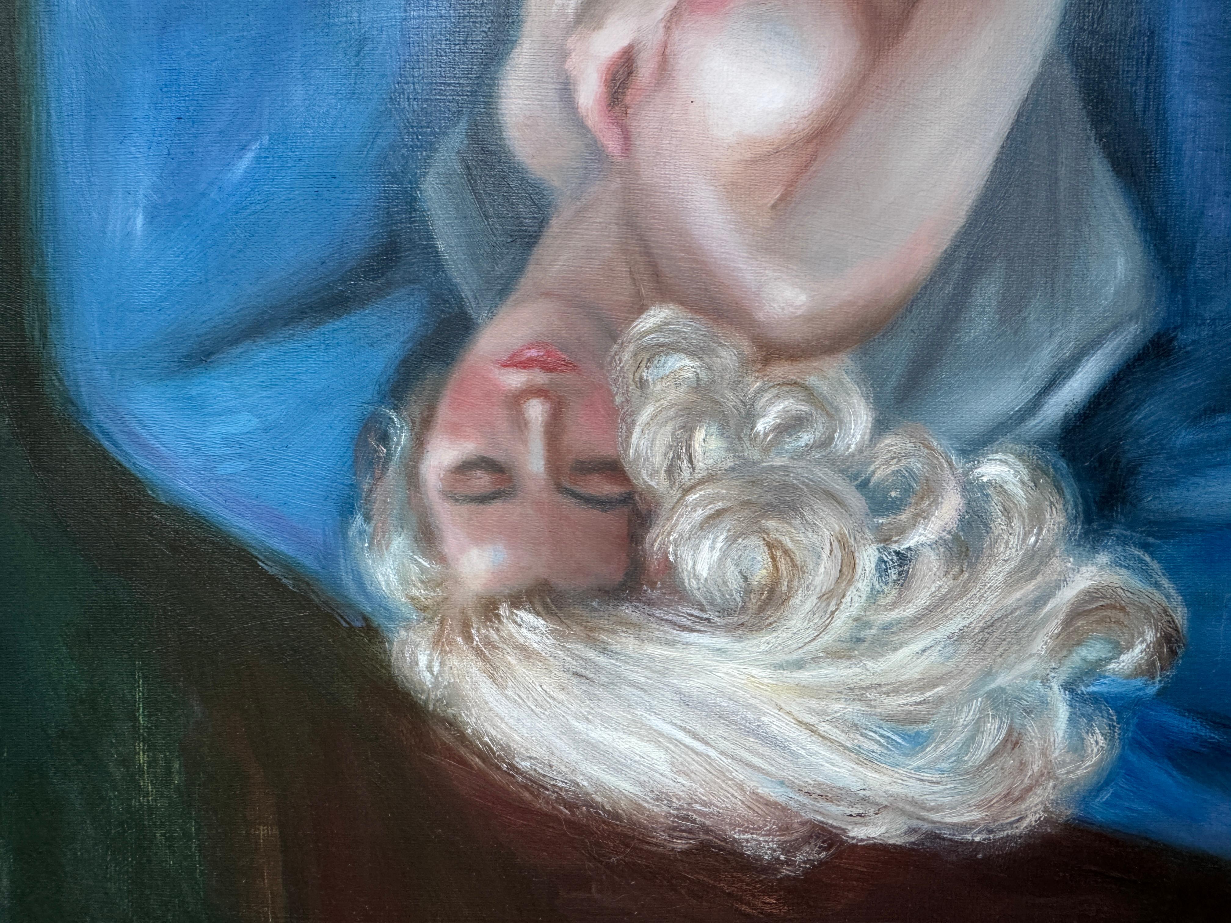 Sleeping Beauty - Impressionist Painting by Elena Ushanova