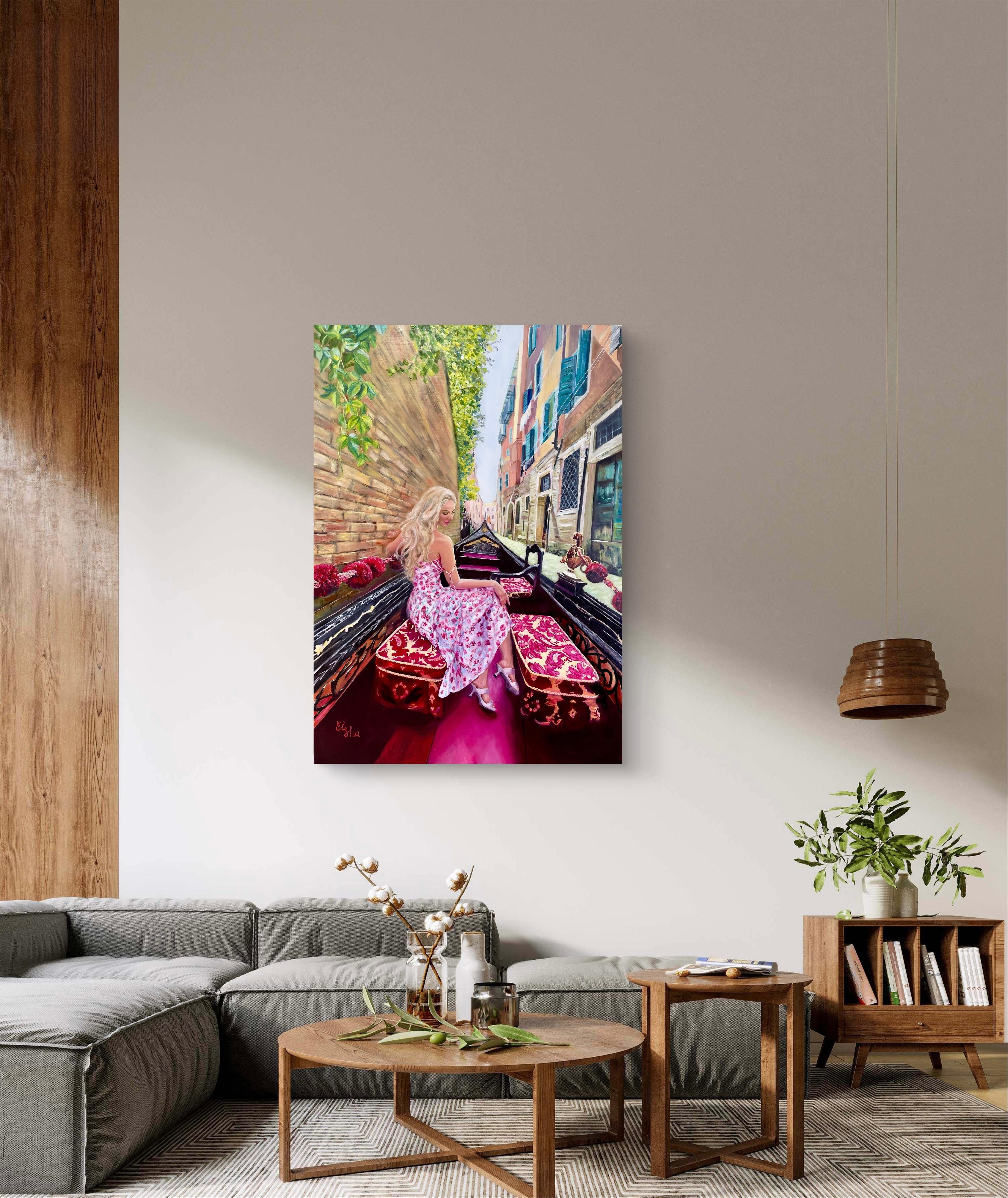 Rêve vénitien - Impressionnisme Painting par Elena Ushanova